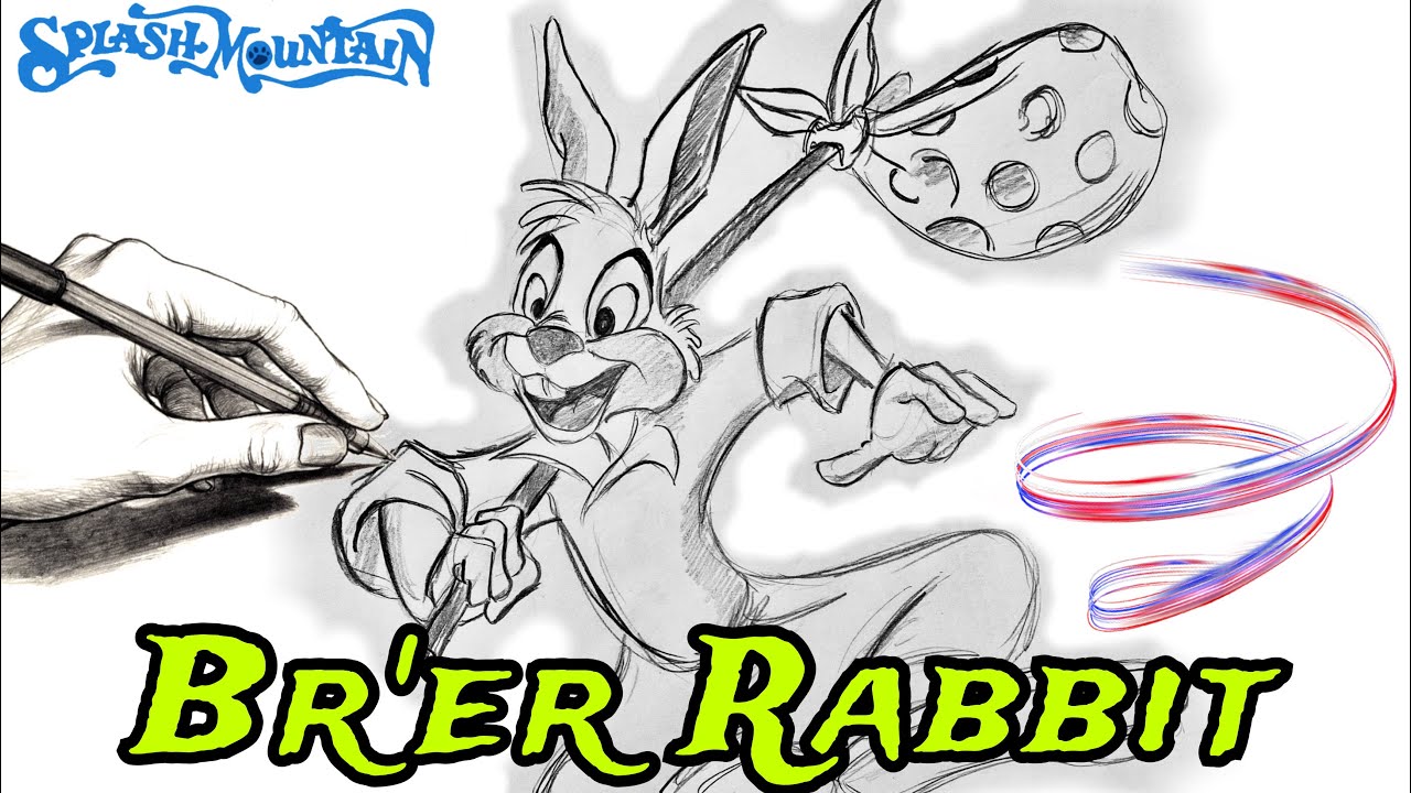 Drawing brer rabbit splash ountain song of the south