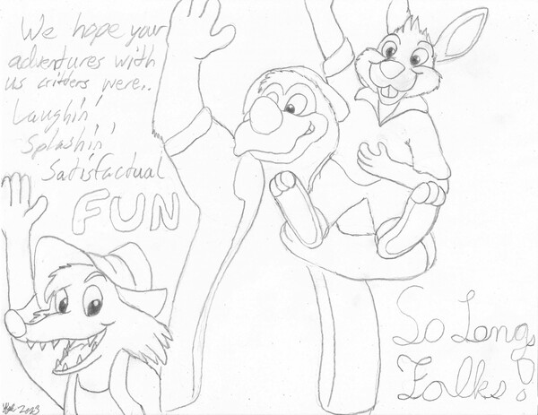 Farewell splash mountain sketch by kyleofblueandgreen