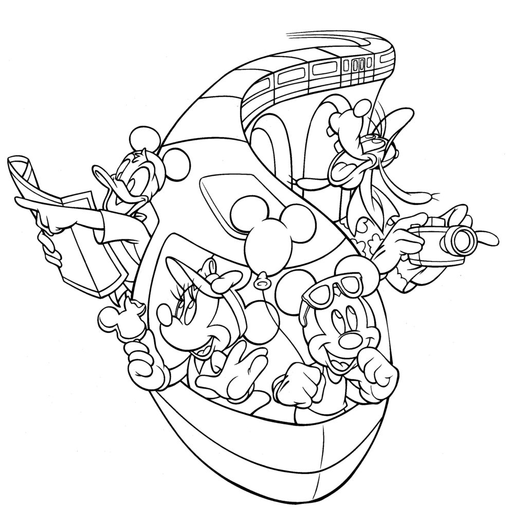 Walt disney world coloring pages â the disney nerds podcast