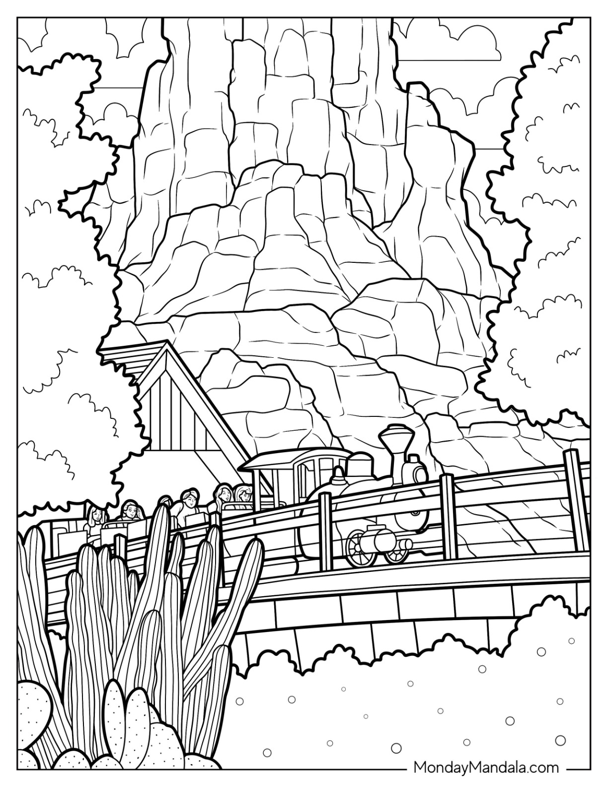 Disneyland coloring pages free pdf printables