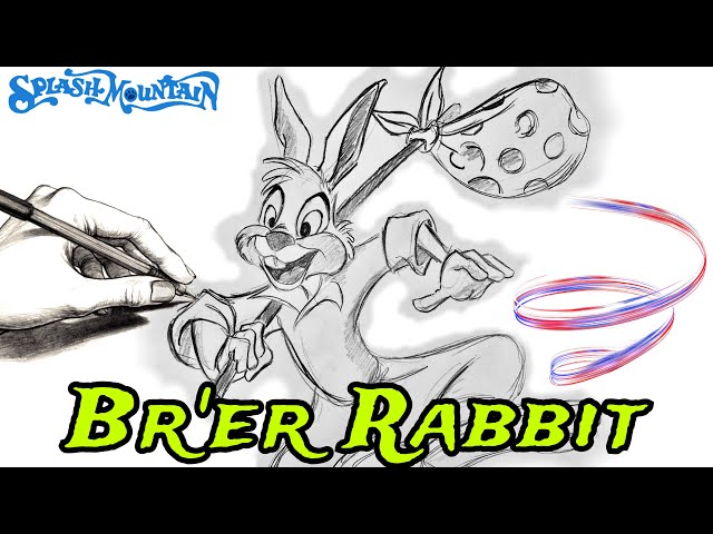 Drawing brer rabbit splash ountain song of the south