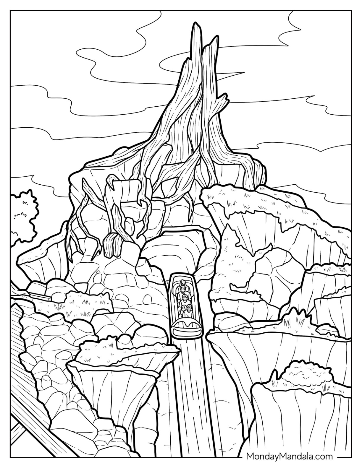 Disneyland coloring pages free pdf printables