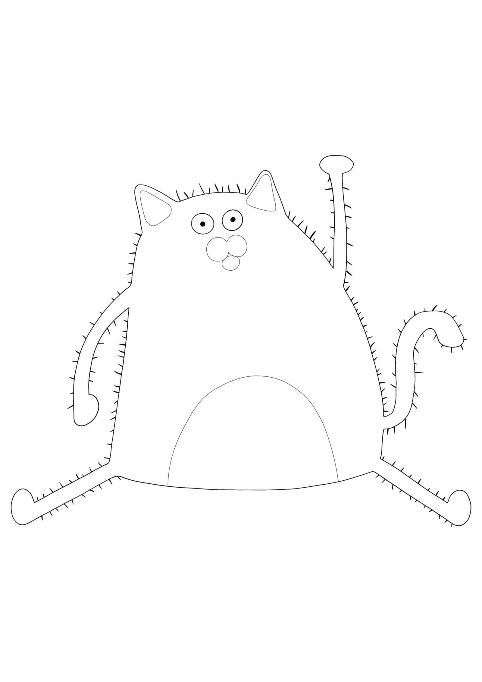 Splat the cat coloring pages