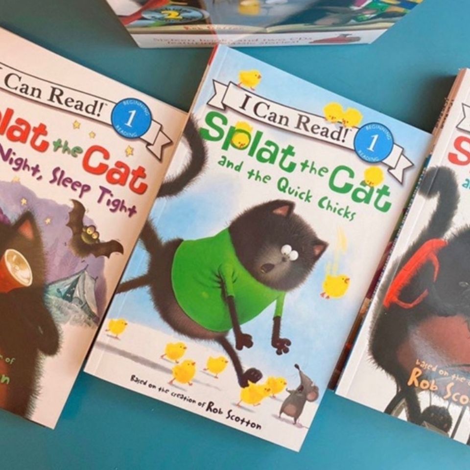 Usborne books reading book story book cats book splat cat