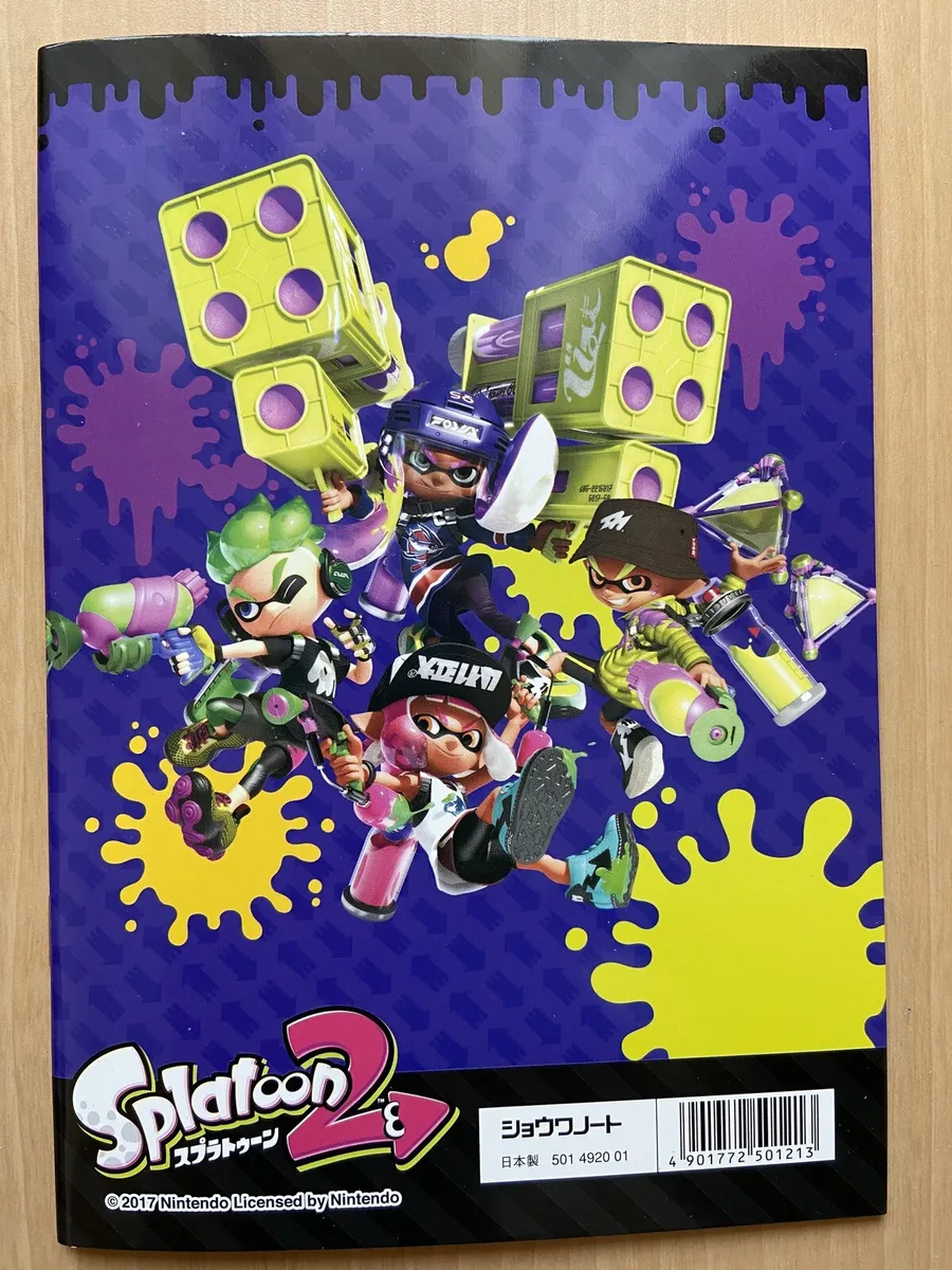 Splatoon coloring book nintendo nurie anime manga japan hime squid new