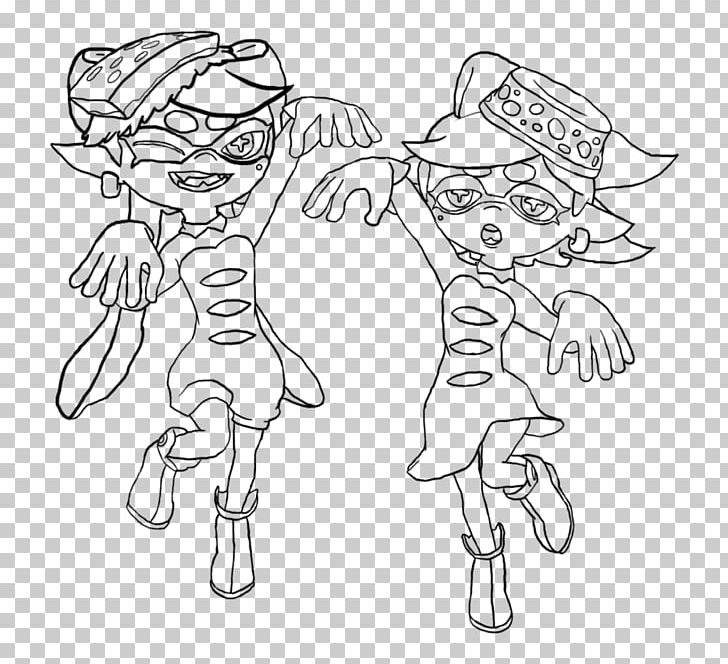 Splatoon coloring book video game drawing png clipart angle arm artwork black and white book