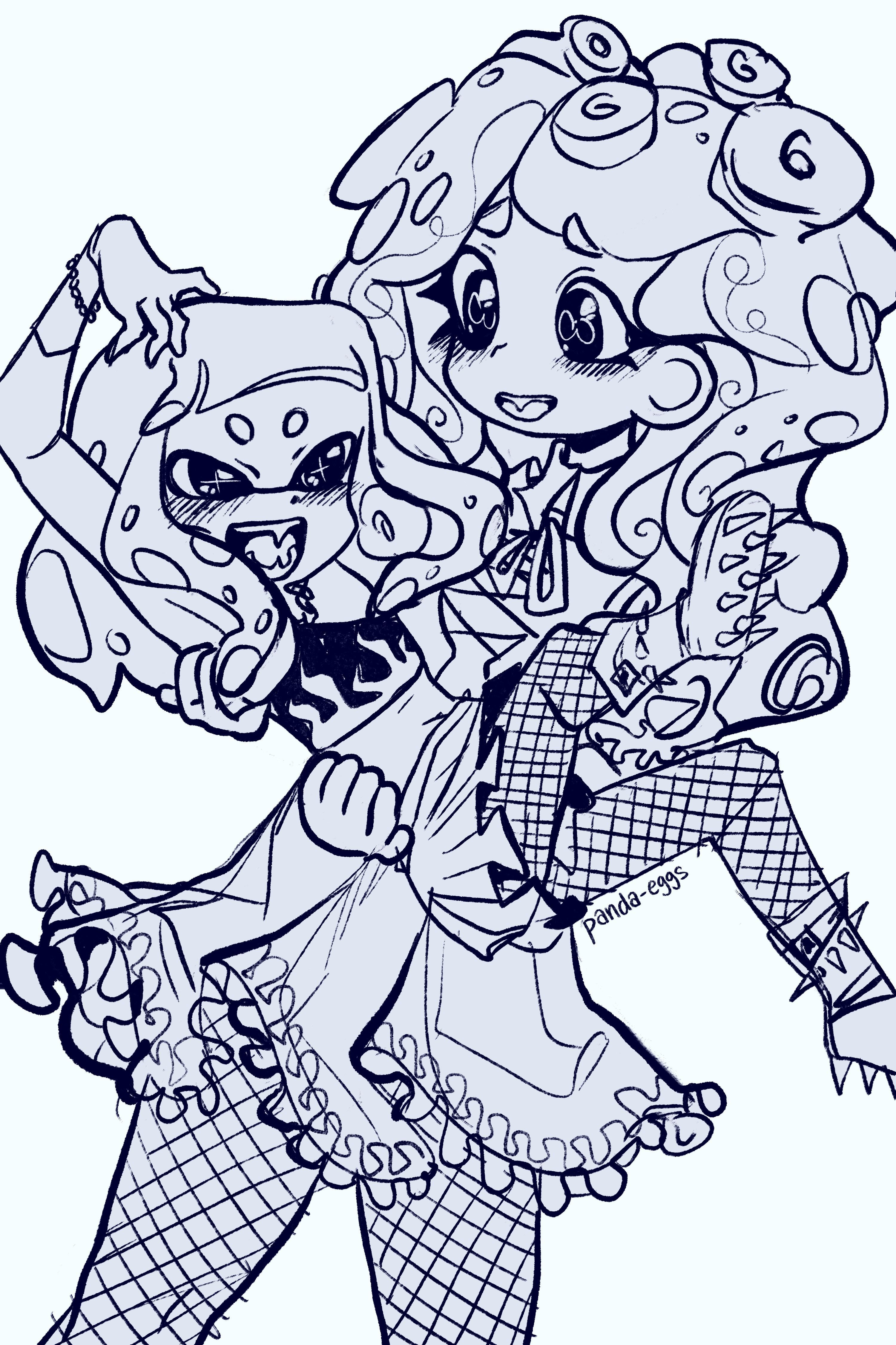 Marina carrying pearl art by me rsplatoon