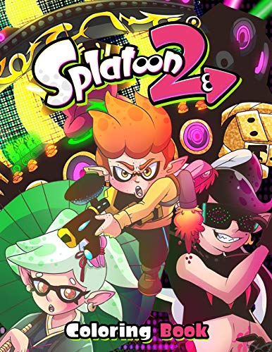 Splatoon coloring book by brad wilson