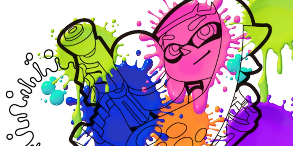 Splatoon printable coloring pages