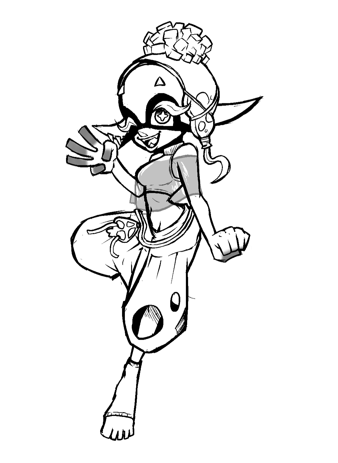 Justindiecisiveð on x did a quick sketch of fryeðð splatoon ð httpstcoeqedfncy x