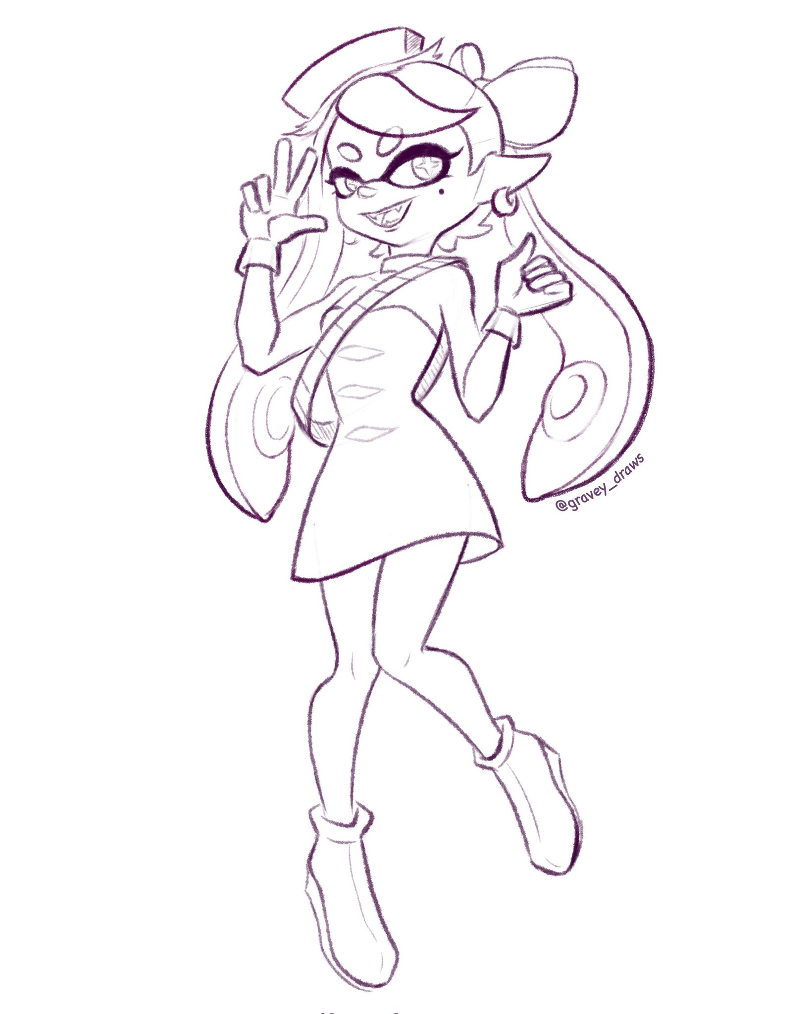 Graverobert on x callie splatoon drawing httpstcolycgojeop x