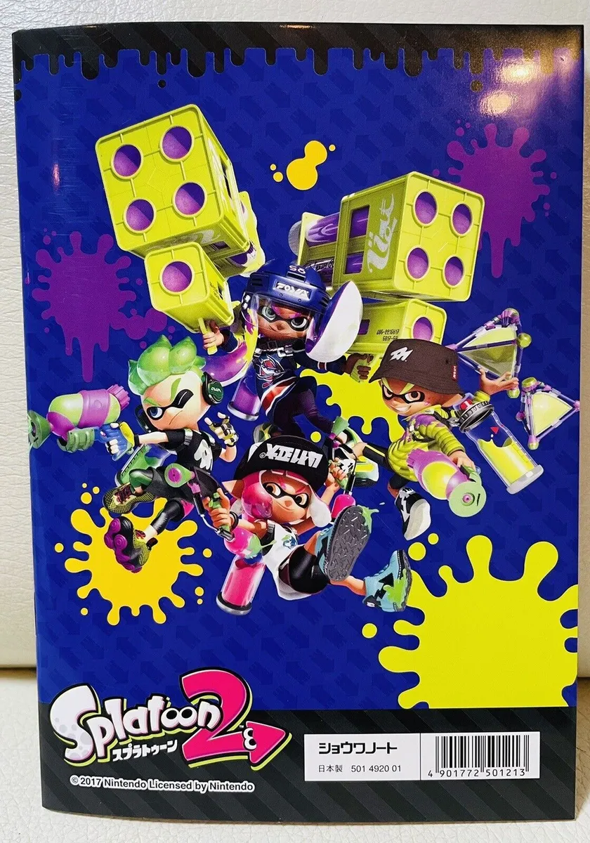 Splatoon coloring bookjapanese editionnew