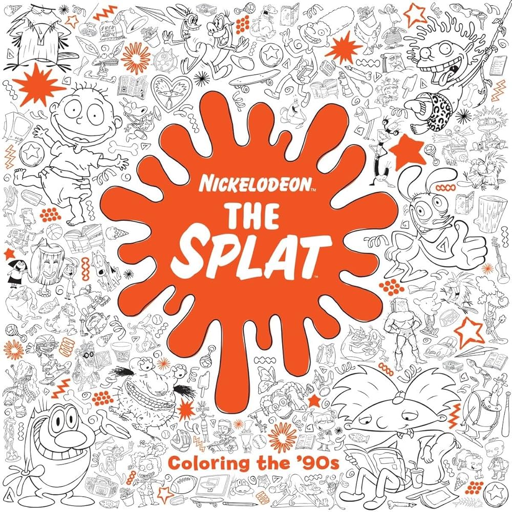 The splat coloring the s nickelodeon adult coloring book random house random house books