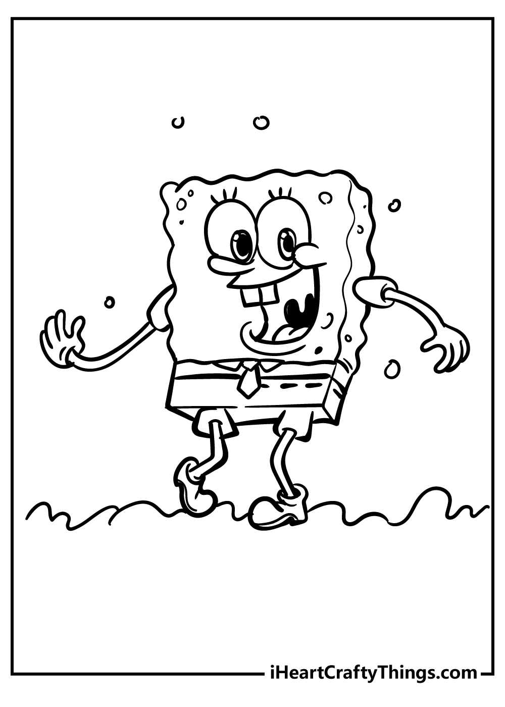 Spongebob coloring pages free printables