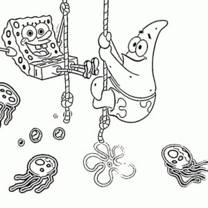 Spongebob coloring pages printable for free download