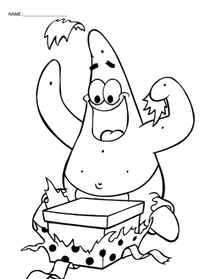 Spongebob coloring pages