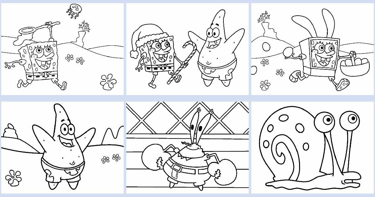 Spongebob coloring book