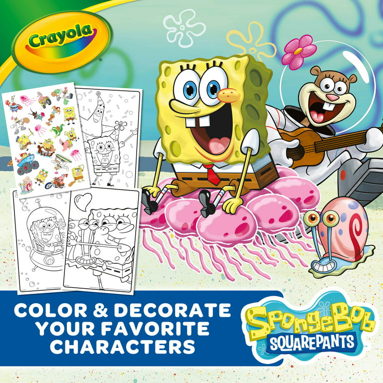 Crayola spongebob squarepants coloring book