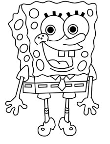 Kids under spongebob squarepants coloring pages