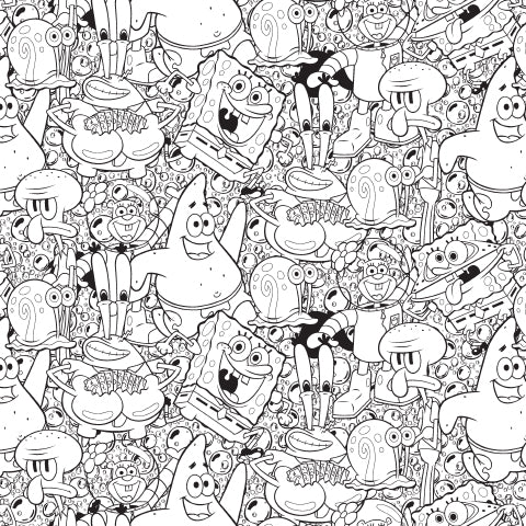 Spongebob downloadable coloring sheets â spongebob squarepants shop