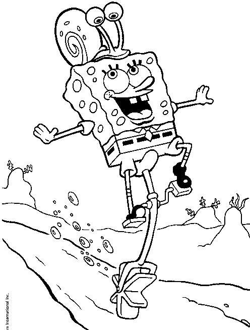 Best spongebob coloring pages for kids