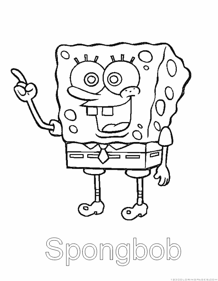 Spongebob coloring pages