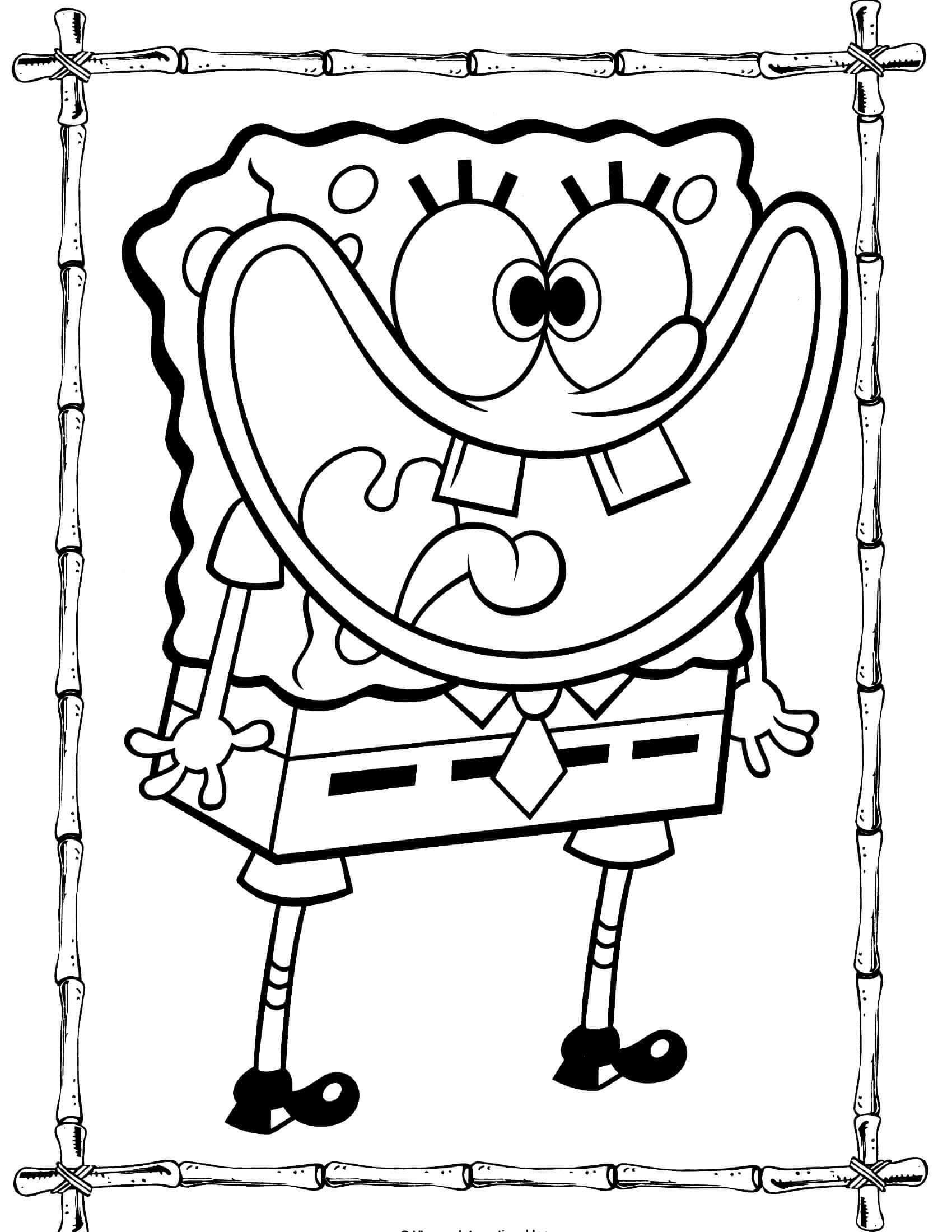 Spongebob pages â printable pages