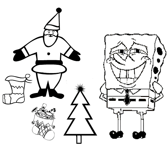 Spongebob christmas coloring pages spongebob squarepants xmas coloring printables team colors