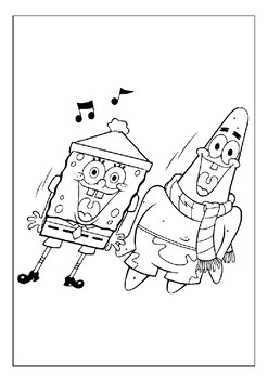 Printable spongebob coloring pages dive into bikini bottom adventures