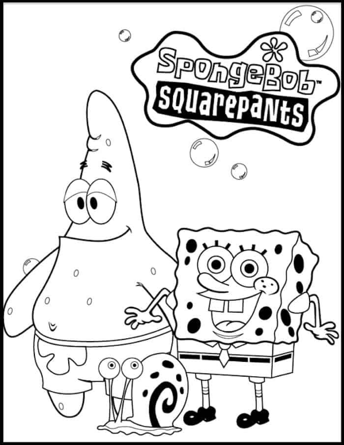 Spongebob coloring pages