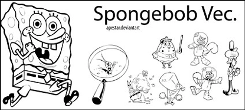 Spongebob clipart for free download