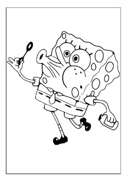 Exclusive spongebob squarepants coloring pages collection for kids by prekiddo