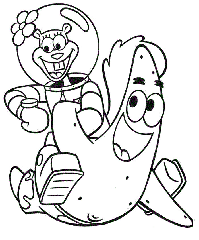 Spongebob coloring pages by coloringpageswk on