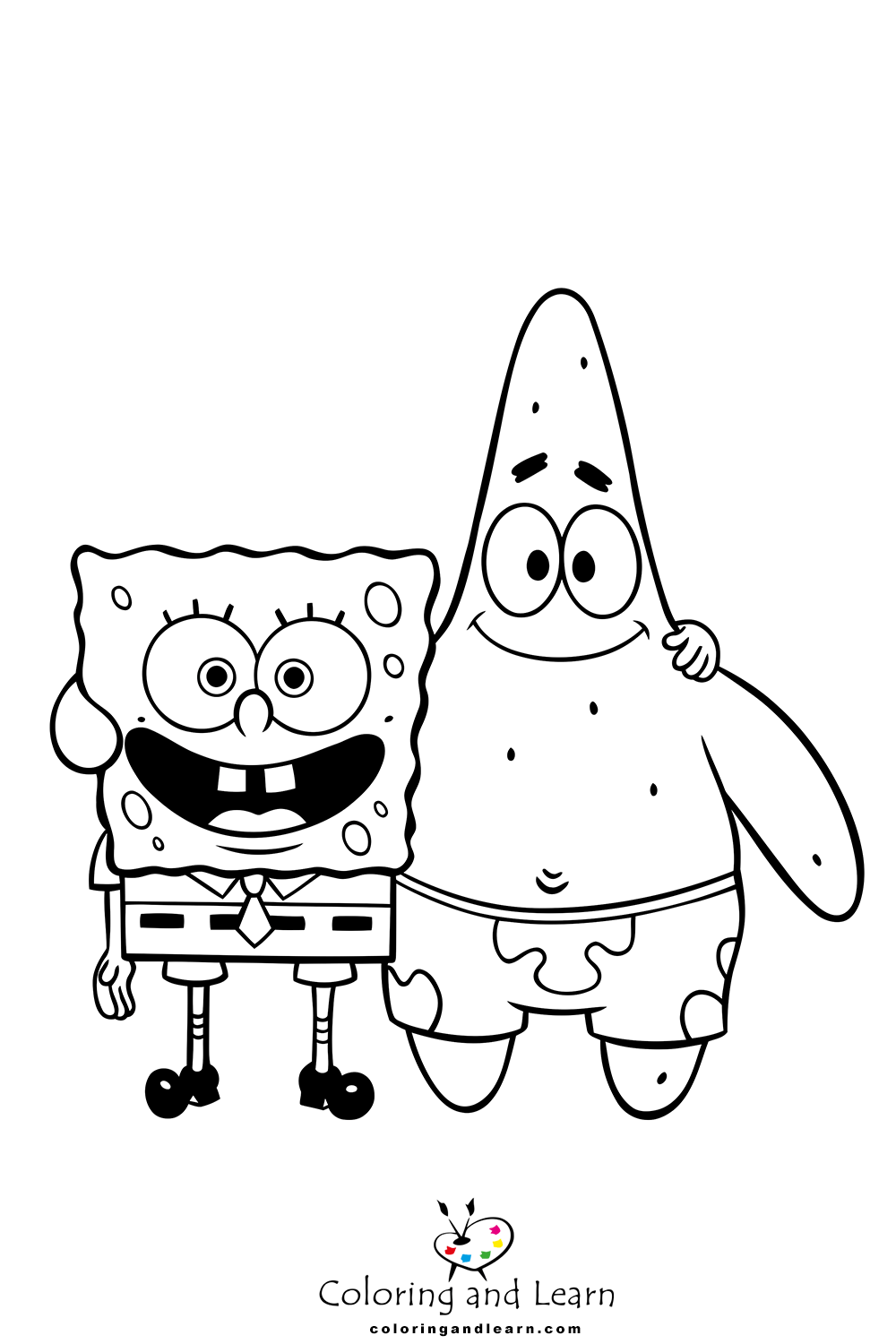 Patrick star coloring pages