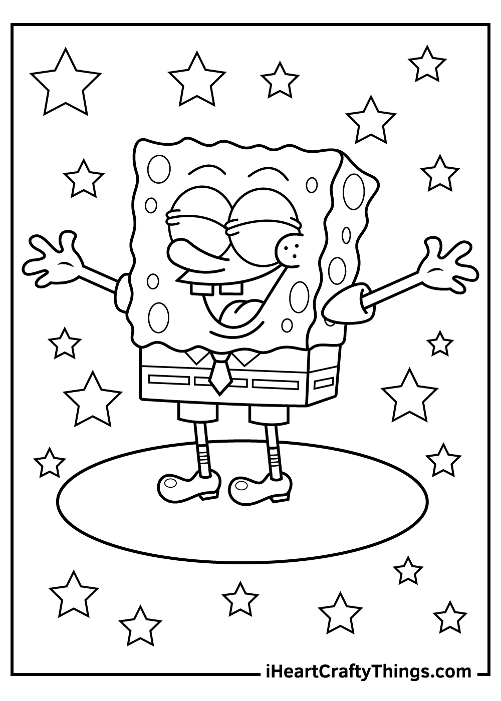 Spongebob coloring pages free printables