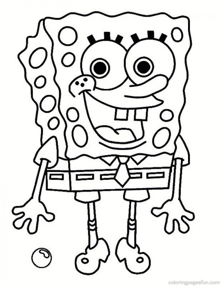 Get this free spongebob squarepants coloring pages srxq