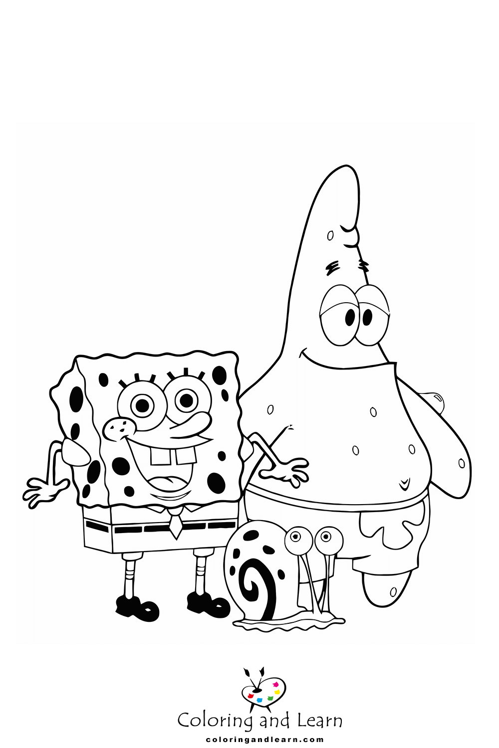 Patrick star coloring pages