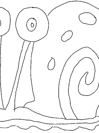 Spongebob squarepants coloring page