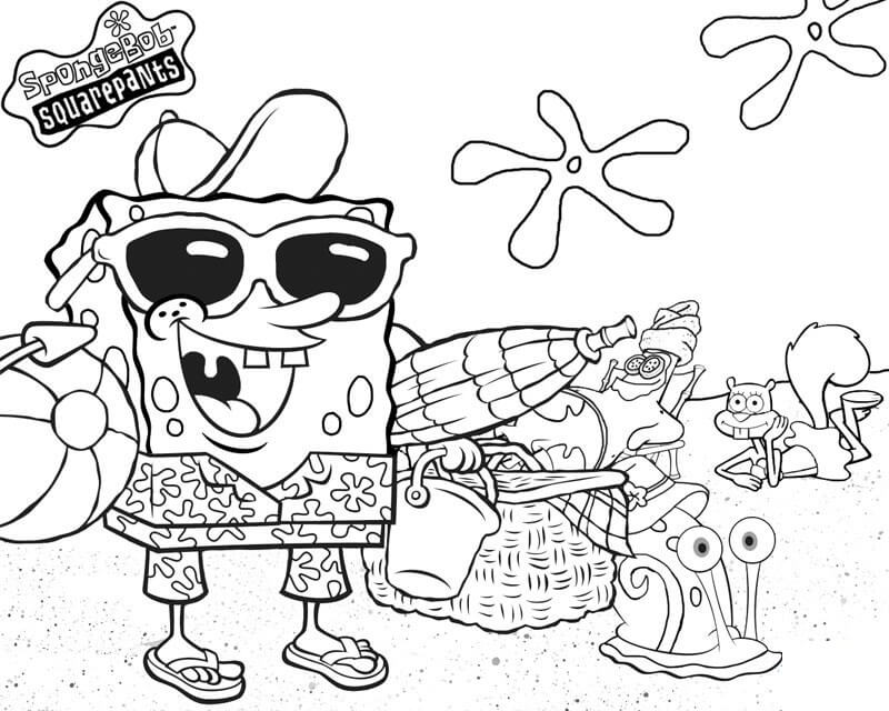 Spongebob pages â printable pages