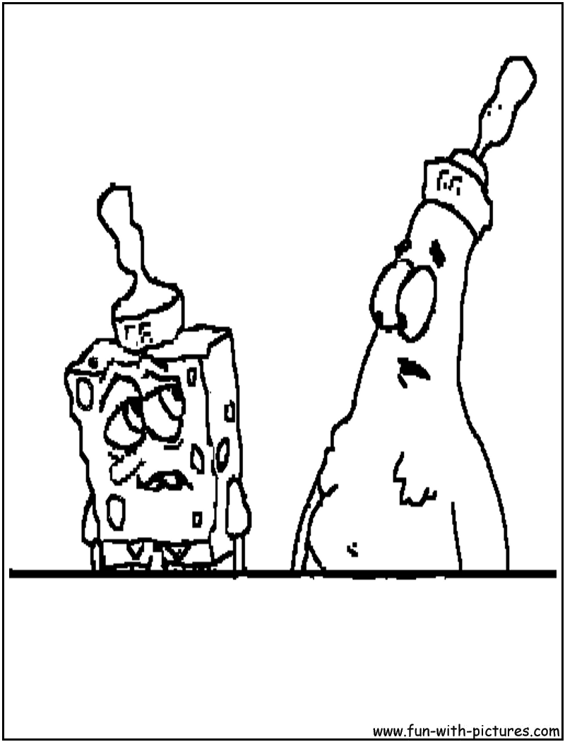 Spongebob coloring pages