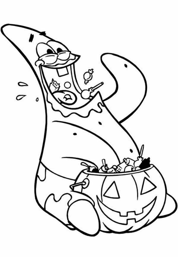 Patrick star coloring pages