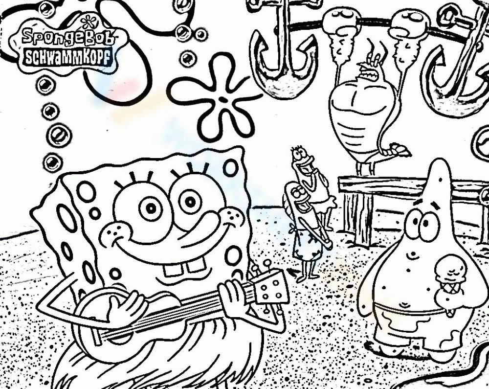 Free printable spongebob coloring pages for all ages