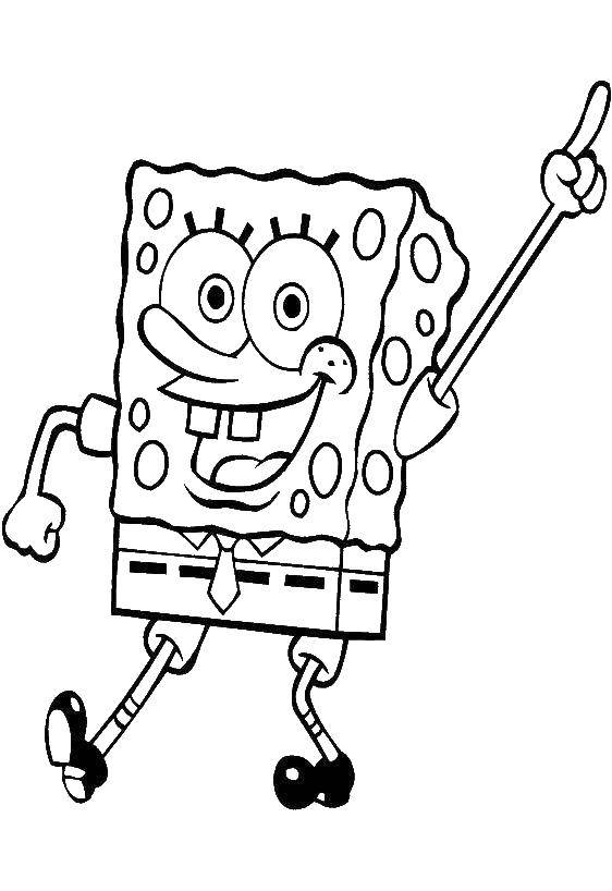 Online coloring pages coloring spongebob squarepants coloring