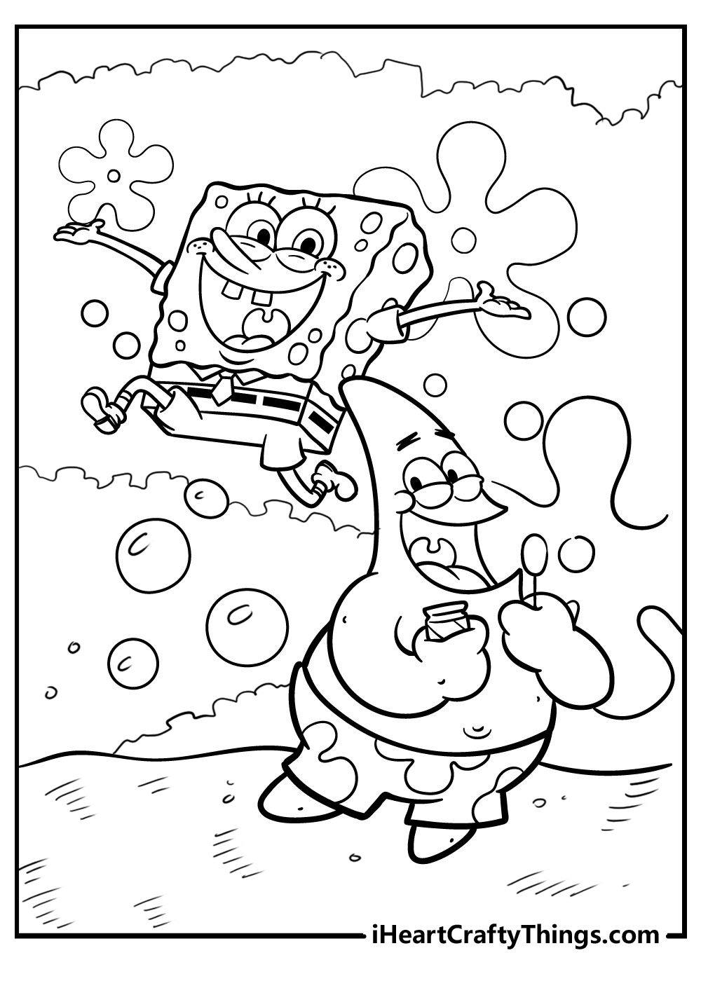 Super fun spongebob coloring pages updated