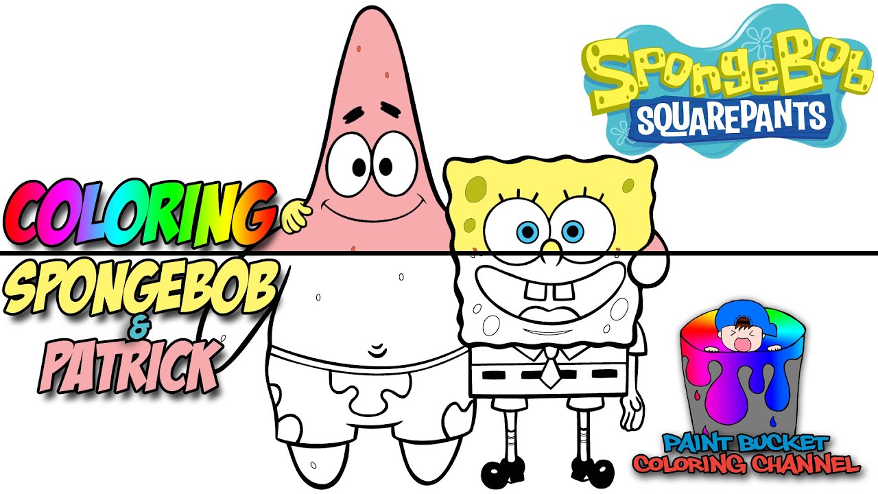 Coloring spongebob and patrick star