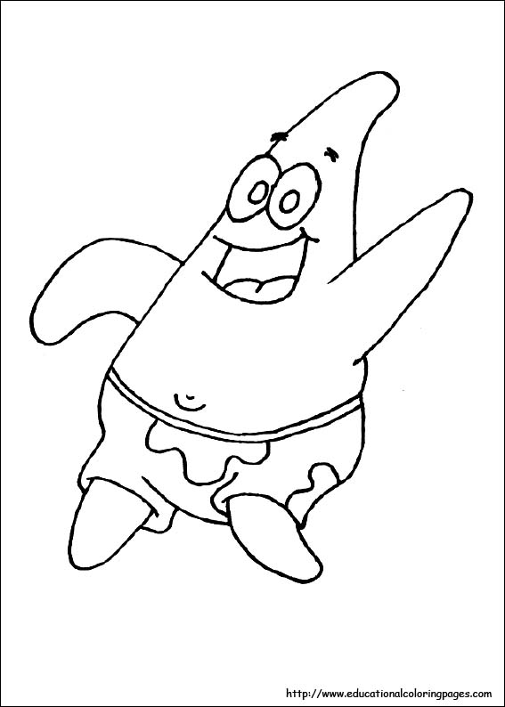 Spongebob coloring pages free for kids