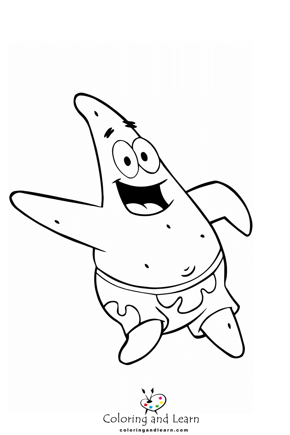 Patrick star coloring pages