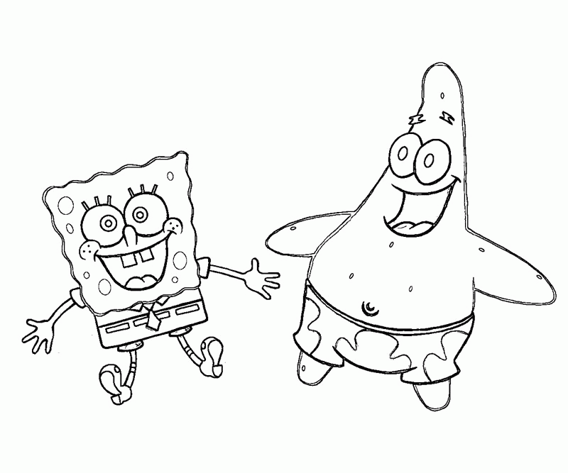 Patrick star coloring pages printable for free download