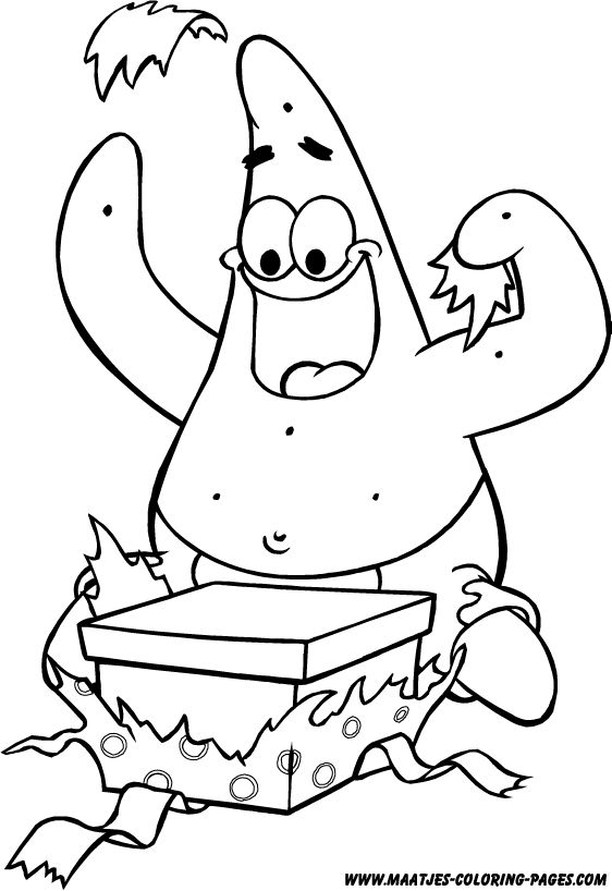 Patrick star coloring pages desenho do bob esponja pãginas para colorir desenhos