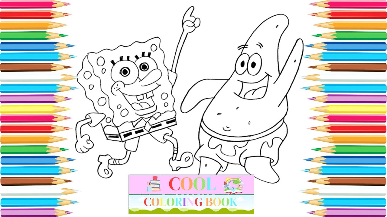 Patrick and spongebob coloring pages